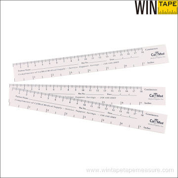 Meter Metric Disposable Paper Measuring Tape For Wound